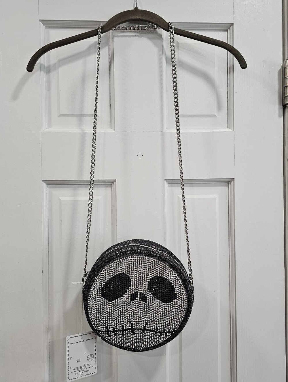New Disney x Skinnydip London Jack Skellington Rhinestone Crossbody Bag